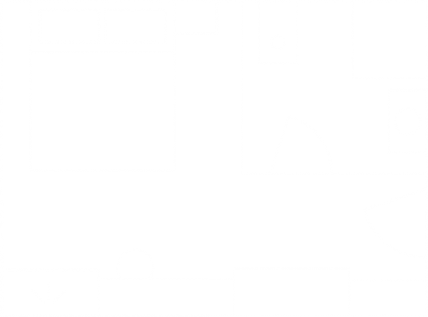 Architectural floor plan layout of a one-bedroom apartment, featuring living space, kitchen, bathroom, and bedroom.